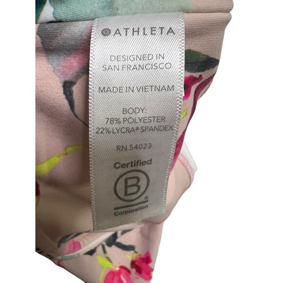 ATHLETA Elation 7/8 Tight Activewear Floral Leggings -‎ Stretch - size S - Picture 10 of 10